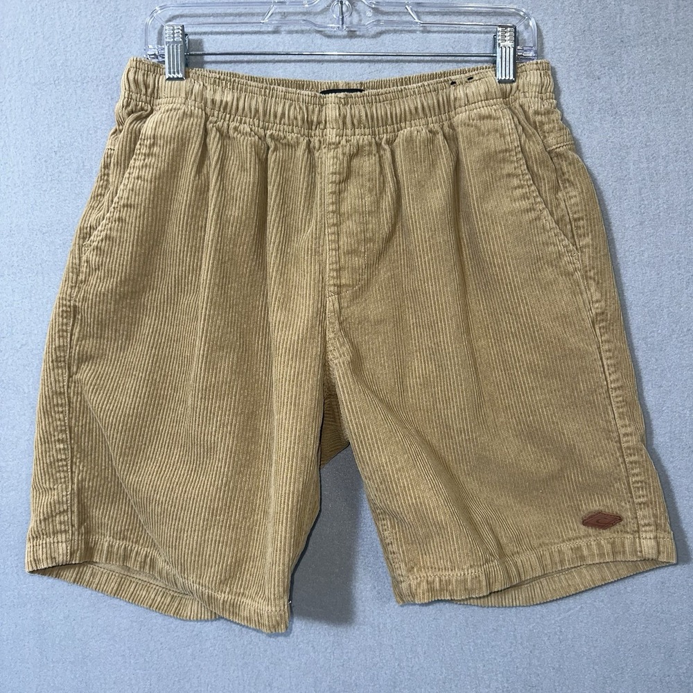 Rip Curl Classic Surf Cord Volley Shorts Mens Size Medium Beige Corduroy